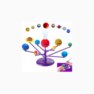 Solar System Model board(Wooden, Outer Space Themed)