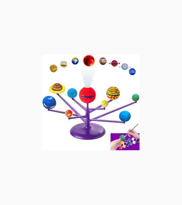 Solar System Model board(Wooden, Outer Space Themed)