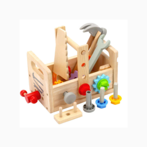 Wooden Construction Tool Box
