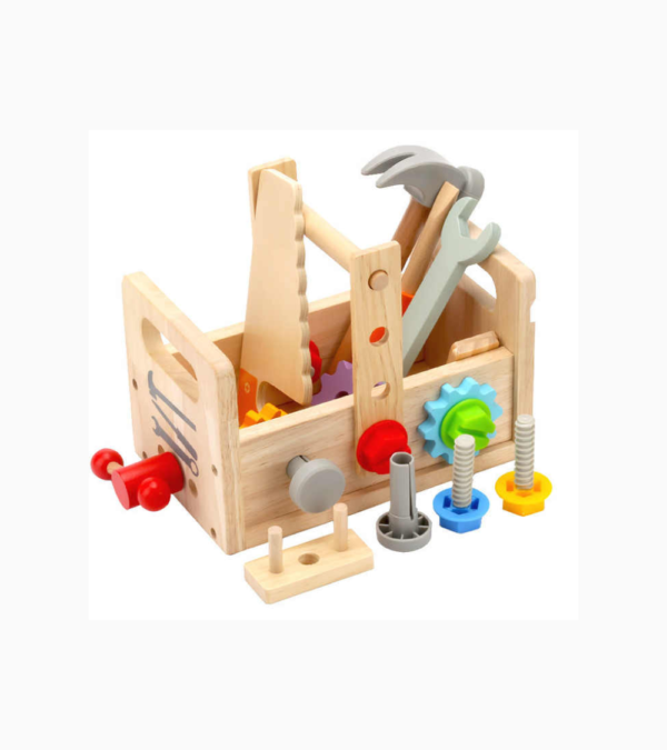 Wooden Construction Tool Box