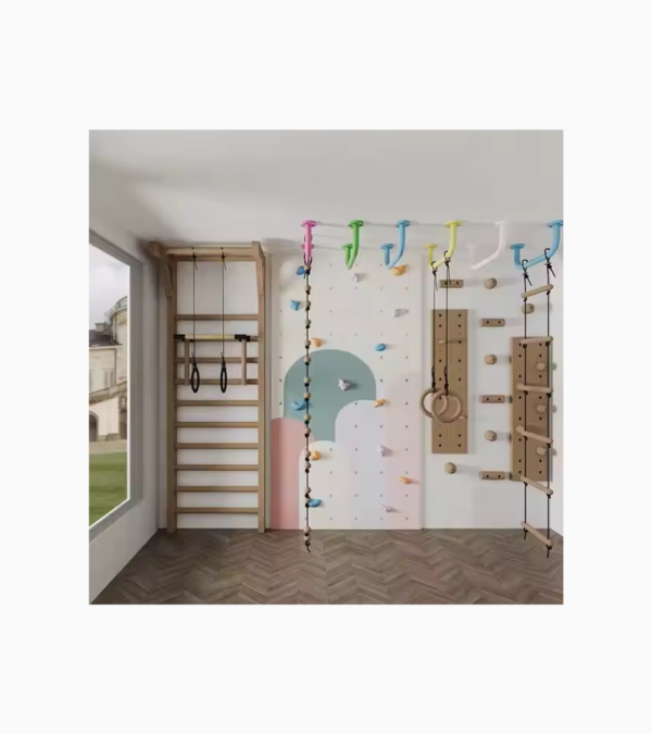 Indoor Adventure Soft Rock Wall Climbing, obstacle course Set - Image 2