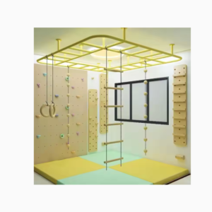 Indoor Adventure Soft Rock Wall Climbing, obstacle course Set