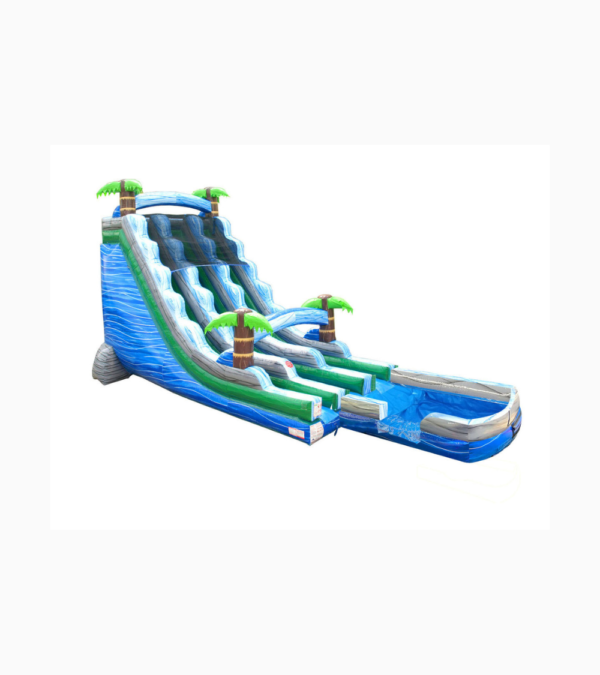 Commercial inflatable water slide/pool